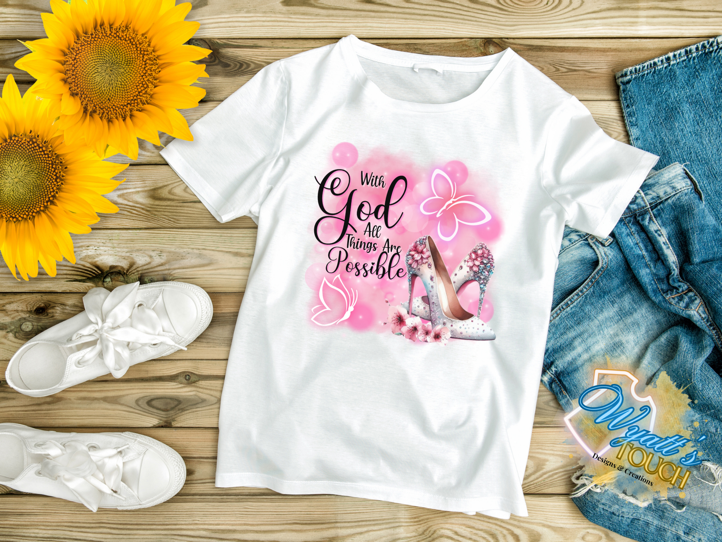 With God All Things Are Possible - Pink