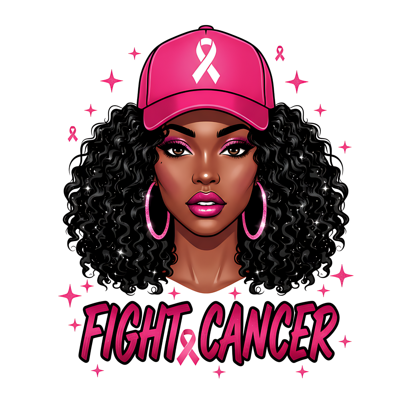 Fight Cancer Woman