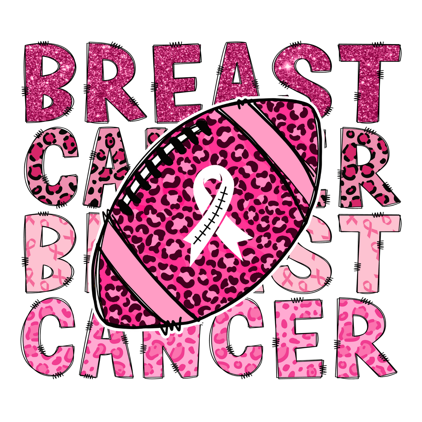 Pink Football - Breast Cancer